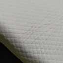 Milliard 2-Inch Ventilated Memory Foam Crib and Toddler Bed Mattress Topper with Removable Waterproof 65-Percent Cotton Non-Slip Cover - 52" x 27" x 2" White