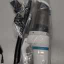 AHNR Handheld Vacuum Cordless, 16000PA Powerful Suction Hand Held Vacuum Dust Busters Cordless Rechargeable with LED Light & 2 HEPA Filters, Portable Car Vacuum Cleaner High Power for Car Home Office (White & Blue)