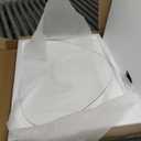 Coffee Table for Living Room Mid Century Modern Center Table with Glass Top, Walnut Transparent (32 Inch)