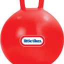 Little Tikes Bouncing Fun! Red Hopper 9301A - Mega 18" Inflatable Heavy Gauge Durable Vinyl Ball - Deflates Easily for Storage - Exercise Learning Fun? YES - Use that Energy! for Kids Ages 4-8 (Red)