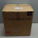 CASABREWS Ultra Espresso Machine with LCD Display, Espresso Maker with Powerful Milk Frother, Customizable Brewing Temperature, Provides Barista-Level Lattes and Cappuccinos, Gift for Men & Women (Silver)