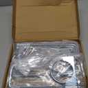 Datanly 4 Pcs 2.5 Inch Universal Exhaust Clamp with Hanger, Made of Heavy-Duty Clamp with Rear Muffler Hanger Exhaust Pipe for Cars, Trucks Pipes