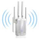 WiFi Signal Booster Extender Range Extender Long Range Internet Wireless Repeater Up to 30 Devices