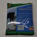 Duck Brand Insulated Soft Flexible Faucet Cover for Freeze Protection, 7.75 by 9.25-Inch, Black 1-Pack