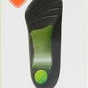 Sof Sole Plantar Fascia Insoles (FSA&HSA Eligible) - 3/4 Length, Gel in Heel- Support in Arch, For Women (5-11, Black)