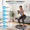 Vibration Plate Exercise Machine，Home Gym Shaping Fitness Workout