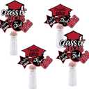 2 x 20Pcs Graduation Centerpieces for Tables 2026 - Red Table Toppers Centerpieces for Graduation Table Decorations 2026 - Class of 2026 Decorations Supplies