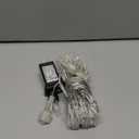 JMEXSUSS Connectable Blue and White Christmas Lights, 8 Modes 100 LED Twinkle String Lights Indoor, Clear Wire Plug-in Christmas String Lights Outdoor Waterproof