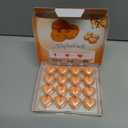 Pumpkin Wax Melts - 16 x 0.176 Ounce Heart Shaped Wax Melts Pumpkin in an Elegant Gift Box