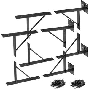 Heavy Duty Fence Gate Kit Gate Hardware No Sag Kit 2x4s Adjustable for Wooden Fence Gate Windows Shed Doors (2 Sets)
