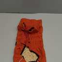 Lovelonglong Warm Dog Coat Double Layers Dog Vest, 4 Legs Covered Windproof Waterproof Reflective Orange D-S