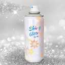 Body Glitter Spray Silver Glitter Spray for Hair Body and Clothes, Quick-Drying Shimmer Powder for Kids, Suitable for Christmas Concert Festival Halloween Party- 4.22 Fl Oz, Silver