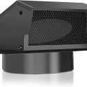 8 Inch Roof Vent Cap, Roof Vents for Houses,FEITON Galvanized Steel Roof Exhaust Vent with Damper, 8" Diameter Collar Removable Vent for Attic