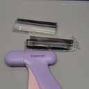 Stitch Gun for Clothes, Handheld Quick Clothing Fixer, Mini Sewing Kit, Tag Gun Includes 2 Needles, 1000 Black Fasteners & 1000 White Fasteners (Purple)