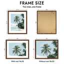 Hongkee 18x22 Frame, 18 x 22 Rustic Brown Wood Style (14x18 Mat, 1 Pack)