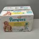 Pampers Sensitive Baby Wipes, Water Based, Clinically Proven, Hypoallergenic, and Unscented for Babies, 1008 Wipes Total (12 Flip-Top Packs)