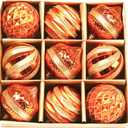 Christmas Ornaments Set 9ct Christmas Tree Decoration Ornament Balls Decor Baubles for Xmas Trees Decor Holiday Party Wedding Decoration