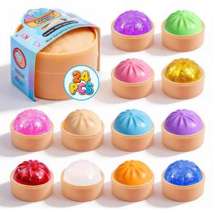 23 Pack Dumpling Squishy Mystery Box, Mystery Dumpling Squishy Set, Dumplings Squeeze Fidget Toys, Dumplings Squishies for Kids Party Favors Goodie Bag Stuffers Classroom Prizes