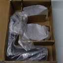 Moen Genta LX Matte Black Two Handle Deck Mounted Roman Tub Faucet, Widespread Modern Bathtub Set for Soaking Tub, Valve Required, T908BL