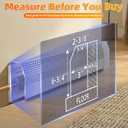 Original 3FT Baseboard Heater Covers for Home, Easy Free Base Pro Series Galvanized Steel Baseboard Radiator Covers with End Caps Replacement for Hydronic Hot-Water Systems