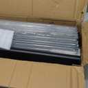 IDEALHOUSE 2 Pack 3 Step Outdoor Stair Handrail Kit, Black Aluminum & Iron Construction for Porch Steps, Easy Assembly Safety Railing, All Hardware & Gloves Included