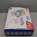 2 in 1 Baby Gym Play Mat with Walker, Kick and Play Piano Gym Activity for Boys Girls, Musical Activity Center Tummy Time Mat for 0-6-12-18 Months, Learning Walker Gym Gift for Infant Toddler (Blue)