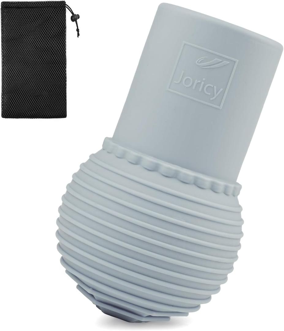 Landmine Barbell Attachment, Silicone Barbell Cap Fits 2" Olympic Bars, Olympic Barbell Landmine Attachment with Bags, Barbell Landmine for 2" Barbell for Press Row Spin Split Squats, Grey