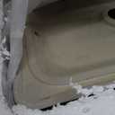 KES Bathroom Vessel Sink 20 Inch Above Counter Rectangular White Ceramic Countertop Sink for Cabinet Lavatory Vanity, BVS123S50