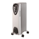 H E Industrial Ltd 3-Settings Heat Electric Oil Filled Portable Heater 1500W