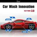 A.F.N.A.L Clay Towel 3.0 for Cars, Clay Bar Towel Scratch-Free Autocare Detailing Polishing, Removing Tar Paint Tree-sap Guano Contaminants, Fine Grade, 12" x 12", Red, Mesh Hollow Ver.