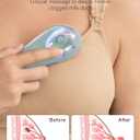 Momcozy Rolling Lactation Massager with Heat, 3-in-1 Real-Like Massage for Relieve Clogged Ducts, Breast Massager Warming for Breastfeeding, Improve Milk Flow, Blue-Green