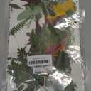 100 PCS Real Dried Pressed Greenery Leaves Natural Plant Herbarium for DIY Resin Mold Jewelry Making Craft (20 Styles)