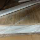 GreenForest No Assembly Folding Desk, 2-Tier Compact Computer Desk with Shelf, 30 inch Space Saving Foldable Table for Home Office, Dorm or Apartment, Portable Collapsible Sturdy Laptop Desk, Oak