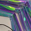 Prismatic Iridescent Giant Spider, 52" Pre-lit Large Outdoor Scary Prismatic Spider Decorations for Halloween 140 LED Light Up Giant Spider Outdoor Halloween Decorations for Garden, Yard, Porch