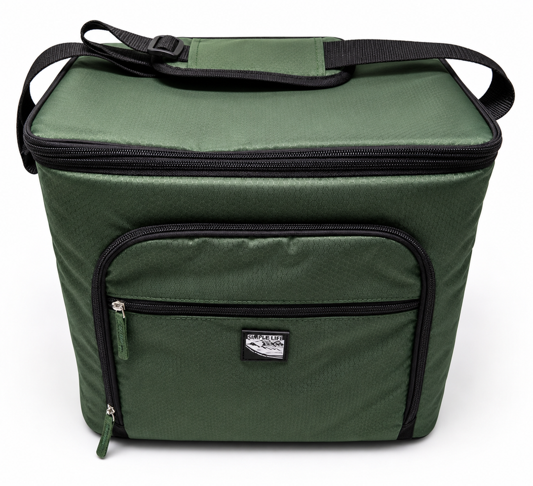 Glacier's Edge Insulated Soft-Sided Cooler Bag Designed For Picnics, Lunches, Or Outdoor Activities