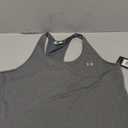 Under Armour Women's HeatGear Racer Tank (X-Large, Gray)