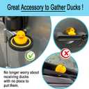 Duck Landing Pad for Jeep,Duck Landing Zone Mirror Mount Duck Holder,Side Mirror Duck Holder Compatible with Jeep Wrangler JL JLU & Gladiator JT 2018-2024, Black
