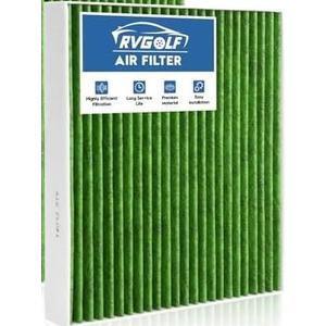 RVgolf 1Pc Cabin Air Filter with Activated Carbon for Hyundai Palisade 2020 2021 2022 2023 2024 2025 Cabin Filter for Car Replacement for 97133-S8000 CF12936 Automotive Accessories