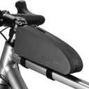 ROCKBROS Bike Top Tube Bag Bicycle Front Frame Bag Waterproof Bike Pouch Pack/Phone Bag Cycling Accessories Pouch for Mountain Road Bike Medium