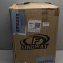 Findway Golf Travel Bags for Airlines with Wheels and ABS Hard Case Top, Protect Your Clubs, Waterproof 1680D Oxford Fabric and Oversize Tank Wheels, Lightweight and Easy to Maneuver (Gray)