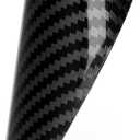 Antenna Mount Base Cover AM FM Replacement Compatible with 2011 2012 2013 2014 2015 2016 2017 2018 Dodge RAM 1500 2500 3500 Accessories Black Carbon Fiber Color
