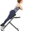 Foldable Hyperextension Roman Chair 250LBS Capacity for Home Gym