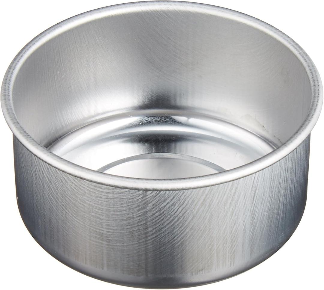 Aluminum Tealight Candle Cup Set for Round White Tealight Cand