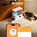 oneisall WiFi Automatic Cat Feeder and Water Dispenser, 2-in-1 Timed Cat Feeder and Gravity-Fed Water System, 36Cups/8.5L Large Capacity Pet Feeder, Easy-Clean Dry Food Dispenser with APP Control