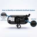 EcoFlush B8204 1.0 GPF (3.8 Lpf) Pressure Assisted Flush System Single Control Systems for Gerber and Project Source toilets
