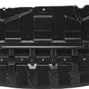 ECOTRIC Front Engine Splash Shield Compatible with 2013-2014 Ford Mustang Base Convertible Coupe GT Convertible Coupe 3.7L 5.0L W/O California Edition Replacement for DR3Z17626B, FO1228130