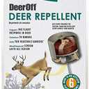 Safer 5962 Deer-Off Deer Repellent Stations - 6 Waterproof Deer Repelling Stakes for Gardens and Lawns - All Season Protection