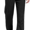 COLORFULLEAF Mens Cotton Pajama Pants Lightweight Jogger Pajama Bottoms Soft Lounge Pants with Pockets (Medium