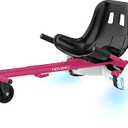 Hover-1 Buggy Hoverboard Attachment Compatible with Most 6.5" & 8" Electric Hoverboards, Hand-Operated Rear Wheel Control, Adjustable Frame & Straps, Easy Assembly & Install Hoverboard Go Kart