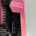 Wet Brush Straighten & Style Round Brush - for All Hair Types - A Perfect Blow Out with Less Pain, Effort and Breakage - Open Barrel Design For High Speed Drying In Less Time, Black (Circle)